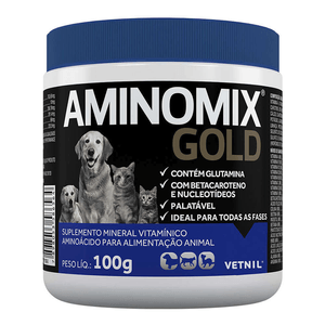 Suplemento Vetnil Aminomix Gold - 100G