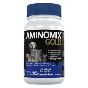 Suplemento Vetnil Aminomix Gold - 120 Comprimidos