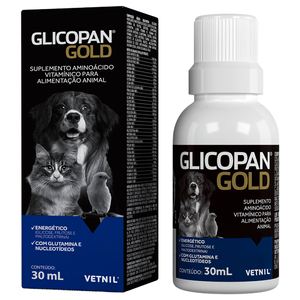 Suplemento Vetnil Glicopan Gold - 30Ml