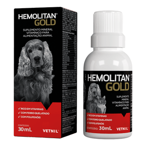 Suplemento Vetnil Hemolitan Gold - 30Ml