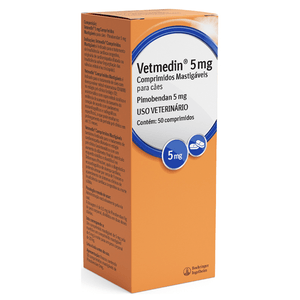 Vetmedin Mastigavel Para Caes 5Mg - 50 Comprimidos