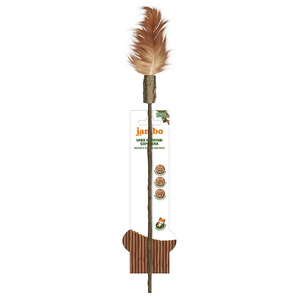 Jambo Matatabi Vara Com Pena 40 Cm Para Gatos