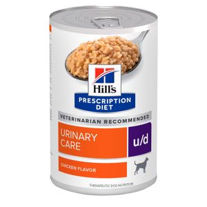 Ração Úmida Hill's Prescription Diet Lata U/D para Cães Adultos - Cuidado Urinário 370 G
