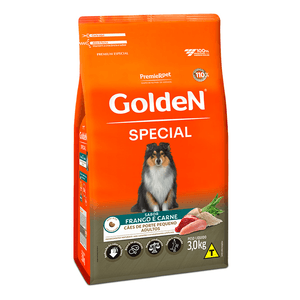 Golden Special Cães Adultos Porte Pequeno 3 Kg