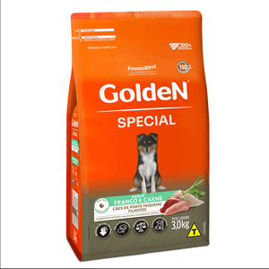 Golden Special Cães Filhotes Porte Pequeno 3 Kg