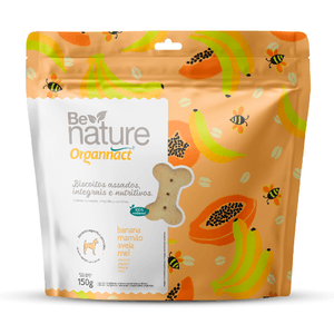 Biscoito Organnact Be Nature Banana 150 G