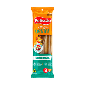 Petiscão Snack Dental Original Fresh Com 3 Unidades 75 G