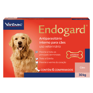 Vermífugo Vibac Endogard - 6 comprimidos