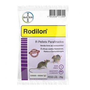 Raticida Rodilon Pallets 25 G