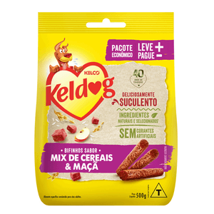 Keldog Bifinho Mix De Cereais E Maçã 500 G