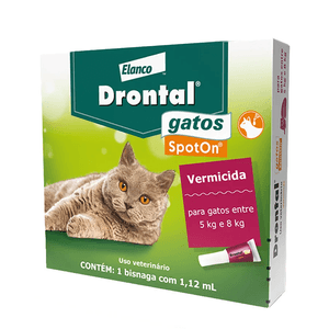 Vermífugo Drontal SpotOn Gatos 1.12 Ml