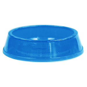Comedouro Gatos Azul Transparente Glitter  - 160Ml