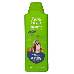 Shampoo Bomba De Vitamina Petclean - 700Ml