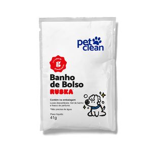 Pet Clean Banho De Bolso Ruska G