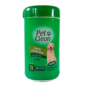 Pet Clean Lenço Umedecido Filhotes