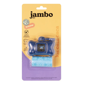 Kit Porta Sac 2 Rolos Basic Azul