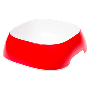 Comedouro Ferplast Glam Plástico - Vermelho