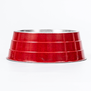 Comedouro Alumínio Pesado Gigante Vermelho - 3Lts