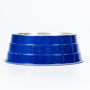 Comedouro Alumínio Pesado Gigante Azul - 3Lts