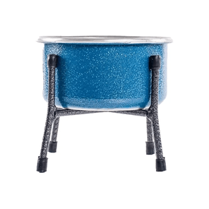 Comedouro Aramado Simples Filhotes Azul - 250Ml