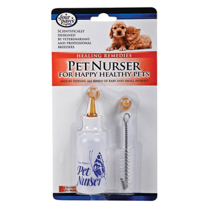 Kit com Mamadeira e 3 Bicos + 1 Escova para Lavagem