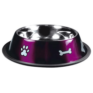 Comedouro Inox Rosa Jambo - Rosa