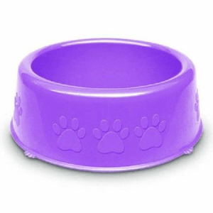 Comedouro perolizado luxo 1100ml lilas
