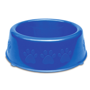 Comedouro perolizado luxo 600ml azul