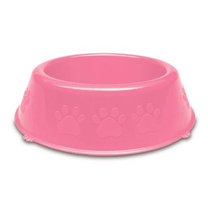 Comedouro Perolizado Luxo 1900ml Rosa