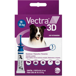 Vectra 3D Cães 10 A 25 Kg