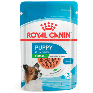 Ração Úmida Sache Royal Canin X-Small Puppy Cães Filhote 85 G