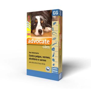Combo Antipulgas Advocate Cães 4,0ML - De 25 a 40 Kg