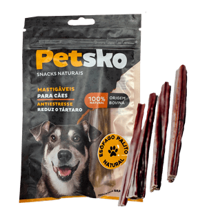 Esôfago Bovino Palito Petsko - C/5 Unidades