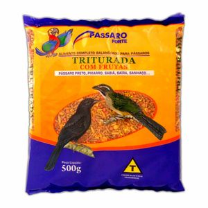 Ração Triturada Com Frutas - 500G