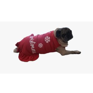 Pet Couture Roupa Fêmea Natal GG