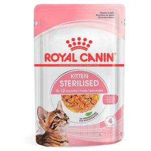 Ração Úmida Sache Royal Canin Jelly Gatos Adultos Castrados 85 G