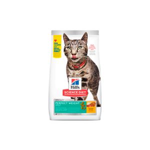Ração Hill's Science Diet Peso Perfeito Para Gatos Adultos Sabor Frango - 1,36 Kg