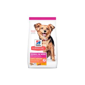 Ração Hill's Science Diet Digestão Perfeita Pequenos E Mini Para Cães Adultos Sabor Frango - 1,5 Kg