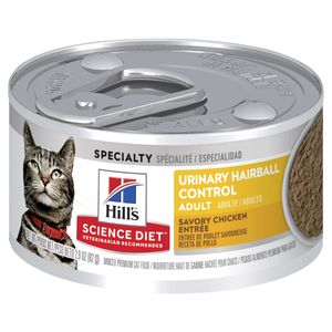 Ração Úmida Hill's Science Diet Cuidado Urinário E Bolas De Pelo Para Gatos Adultos Sabor Frango - 82 G