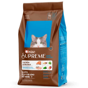 Ração Seca Quatree Supreme Gatos Castrado Sênior +7 10,1 Kg