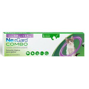 Antipulgas e Carrapatos Nexgard Para Gatos C/1 - De 0,8 A 2,5 Kg