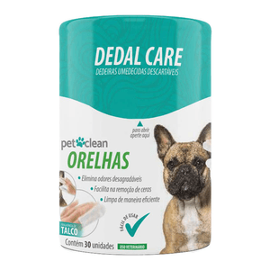 Pet Clean Dedal Care Orelha 30 Unidades