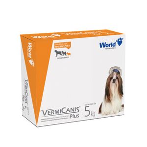 Vermicanis 400 Mg Para Cães Até 5 Kg