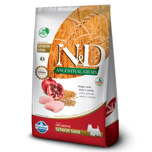 Ração Seca Nd Ancestral Canine Frango Sênior Mini 2,5 Kg