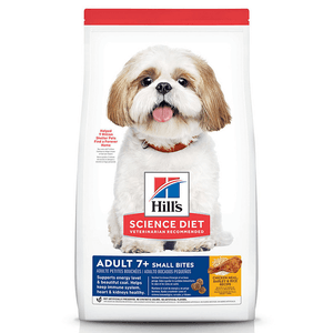 Ração Seca Hills Cães Adulto 7+  Pedaços Pequenos Frango 6,8 Kg