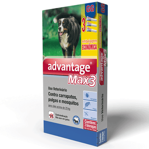 Antipulgas E Carrapatos Combo Advantage Max 3 - 4,0 Ml