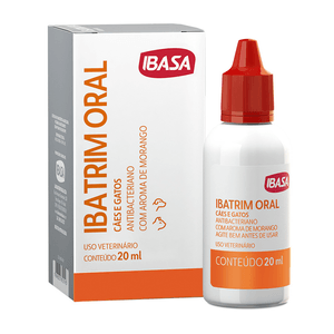 Ibatrim Oral Cães/Gatos 20 Ml Ibasa