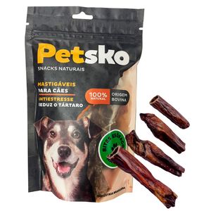 Bites de Esôfago Bovino Petsko 80g