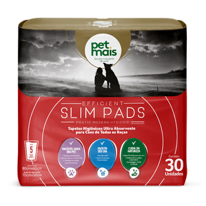 Tapete Higiênico Slim Pads 30 Unidades