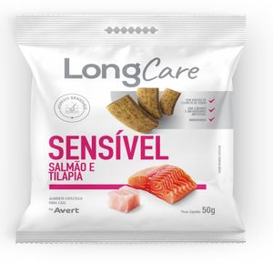 Petisco Funcional Natural Longcare Salmão E Tilapia 50g